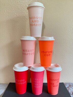 NEW – 2019 Starbucks Holiday Reusable Hot Cups – SET OF 6